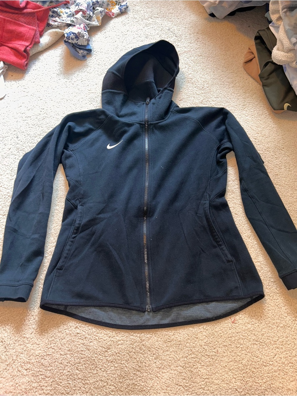 Nike Black and black Dri-FIT Zip Hoodie